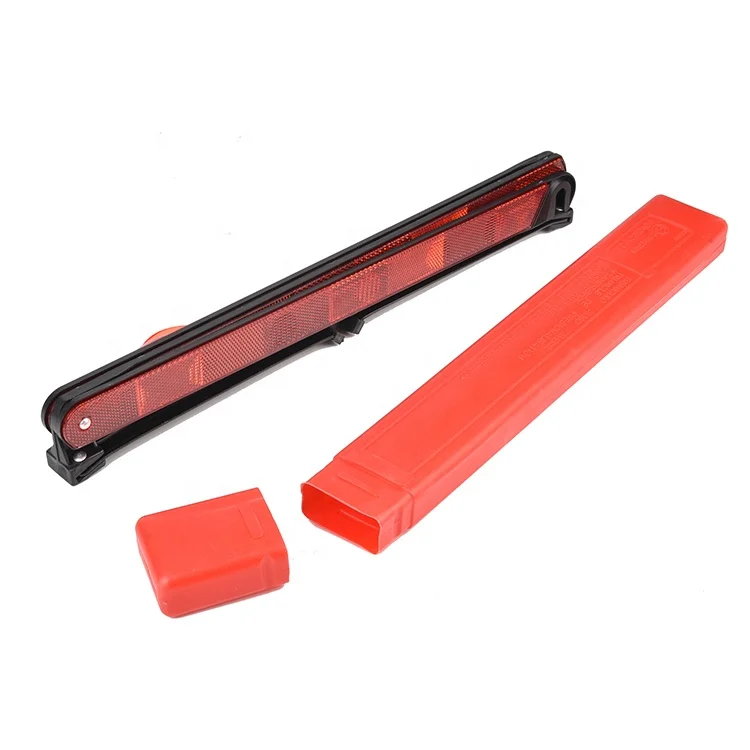 E-MARK roadway safety car warning reflector triangle auto red road traffic reflective triangle