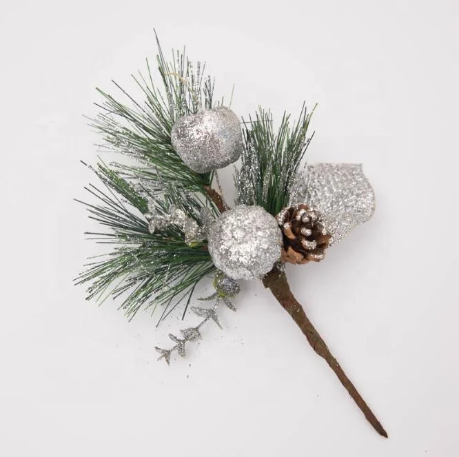 
Decorative Holly Christmas Picks Artificial Holiday Floral Picks 