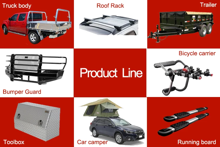 
Powder coated black aluminium truck tool box canopy f150 HiLux Silverado dodge ram 