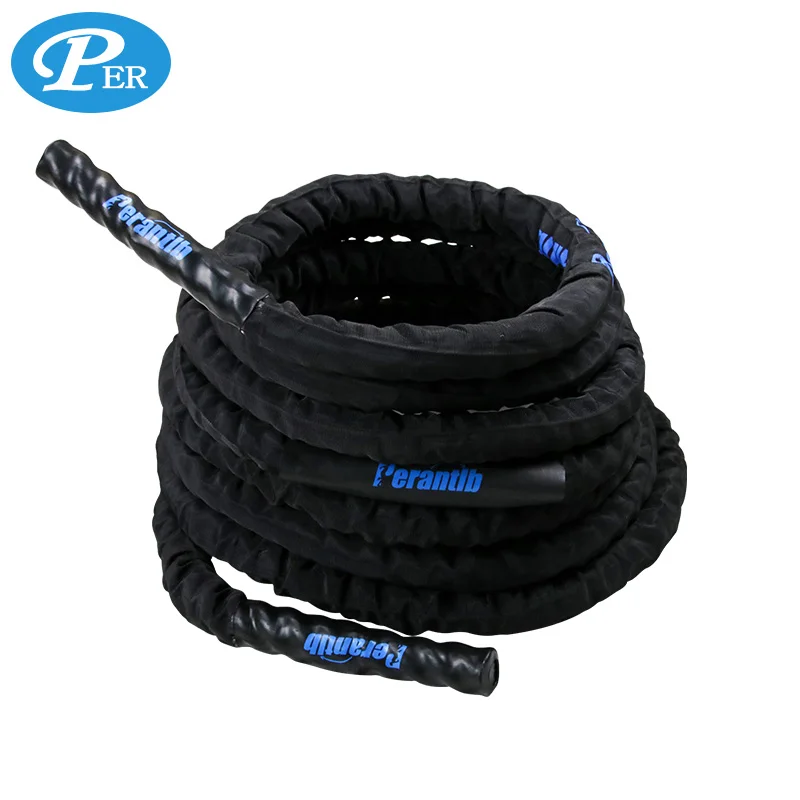 Supplier Fitness Training Rope Battle Rope China 30 Feet 40 Feet 50 Feet PP Bag + Carton Power Training  Customized Color