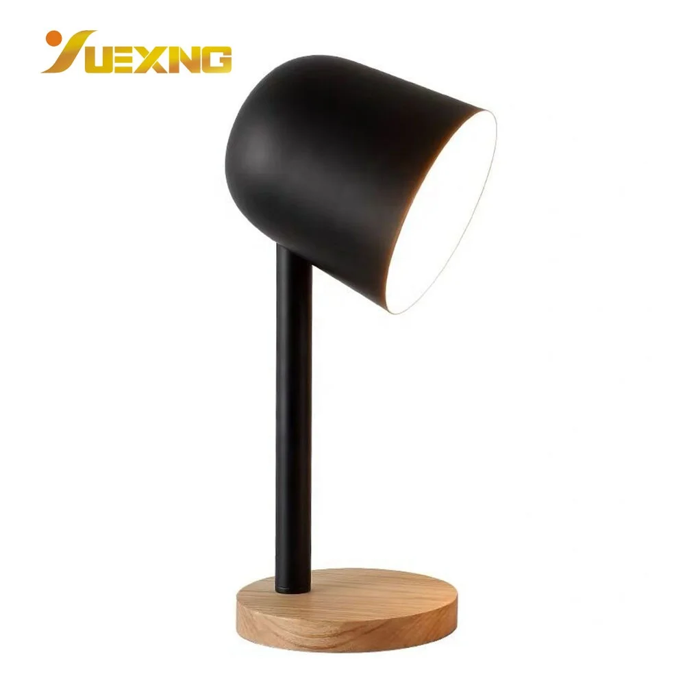 Vintage Wooden Lamp Base Max 40W Black More Color Led Desk Table Lamp