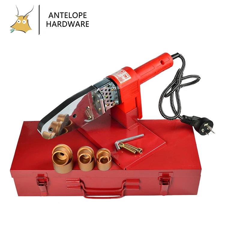 20-32 20-63 75-110 Low Price Temperature Adjustable and Steady Heat Attaching PVC PE PPR PLASTIC Pipe Welding Machine
