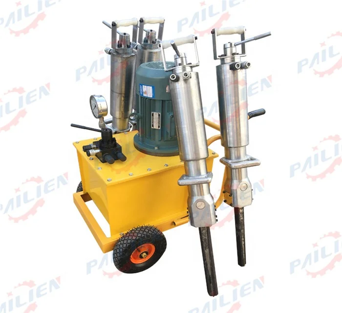Hand stone splitting concrete breaking tools hydraulic rock splitter for sale