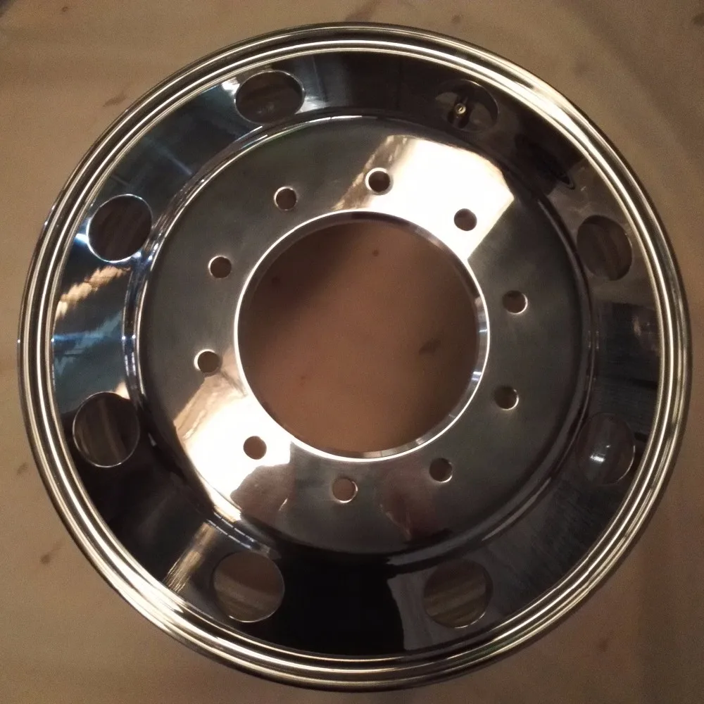 Factory Truck Wheel Rim Aluminum 8.25x22.5 9.0x22.5 Machined/Polished/Chromed/Anodized for corrosion resistance PCD335/285.75