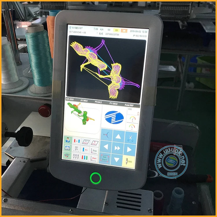 12 needle 1 head computer photo 1201 embroidery machine