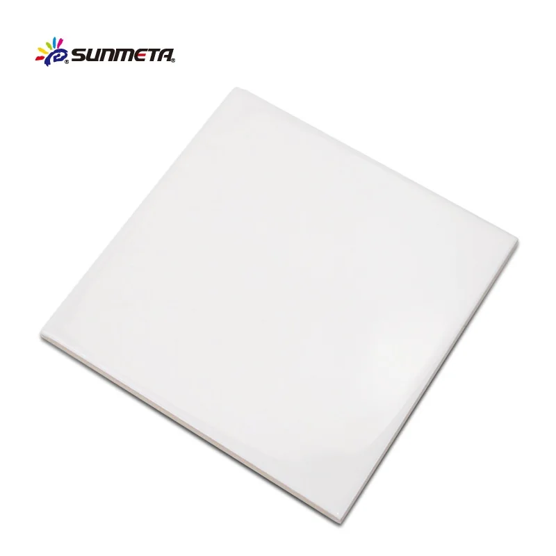  Китайский поставщик Sunmeta популярная белая декоративная настенная плитка с сублимационным покрытием для