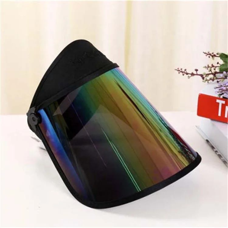 
Wholesale Summer Waterproof Sunshade Large Brim PVC UV Plastic Sun Visor Hat 