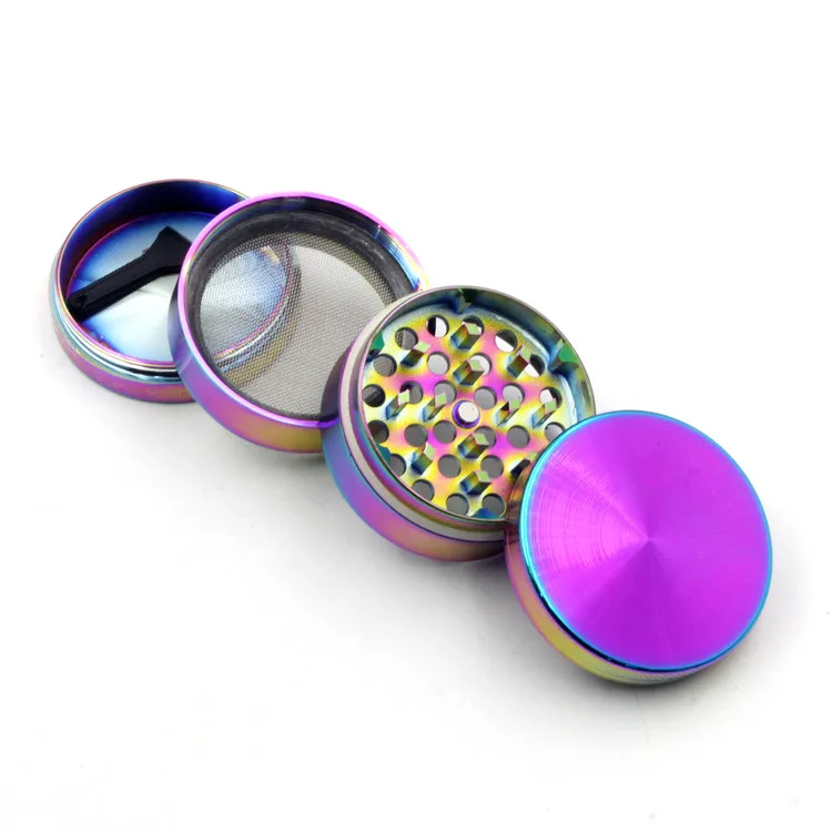Wholesale  Custom Logo Metal 4 3 Piece Private Label Herb Grinder