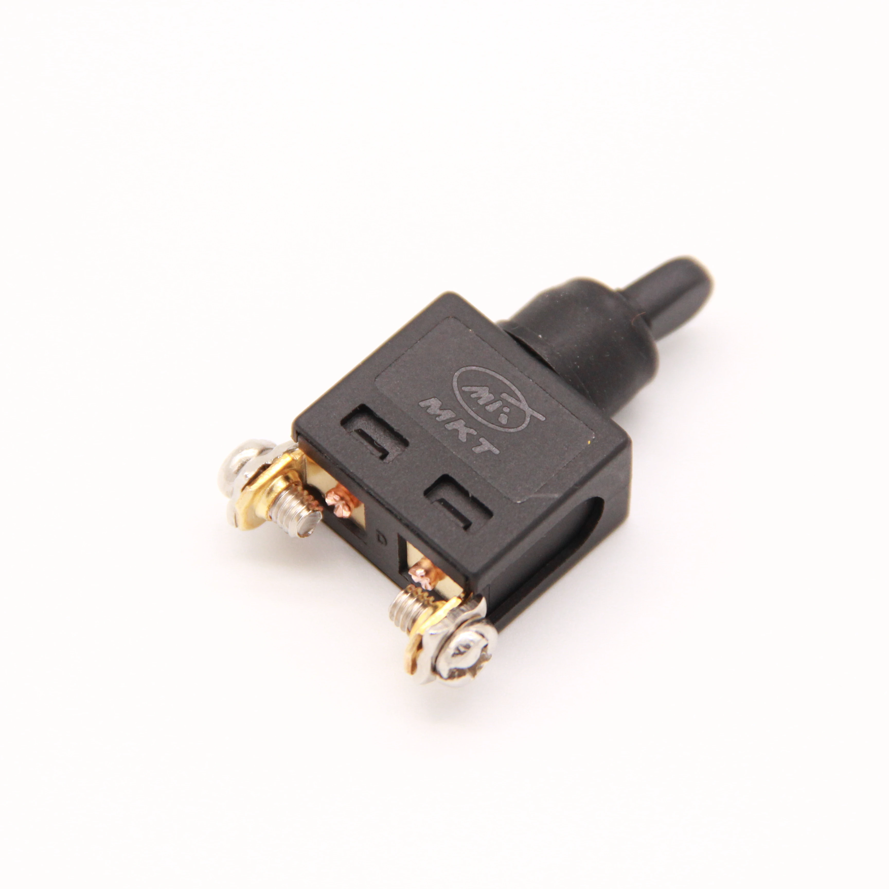 
2 Pins 6A Screw Terminal Toggle Switch With Dust Catcher 