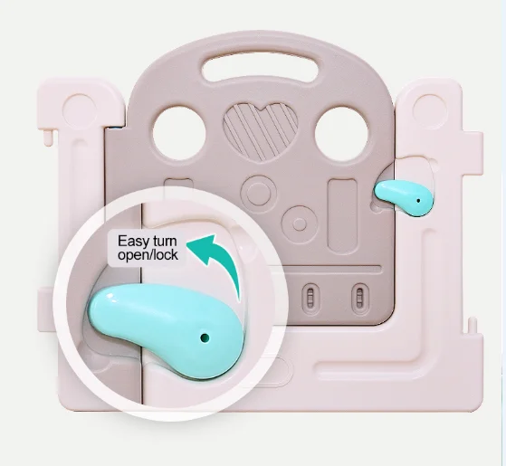 
Colorful safety plastic baby playpen for kids play indoor use 