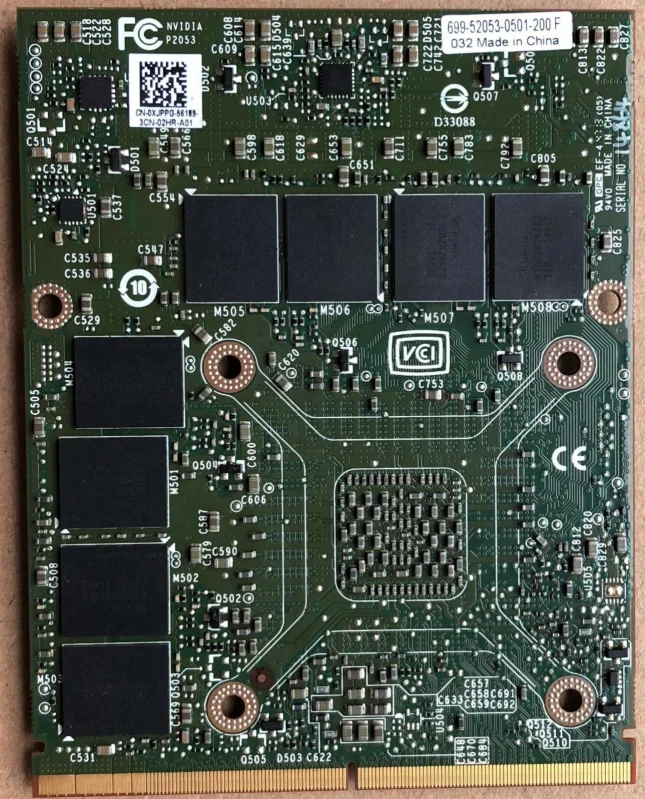 6JT04 XJPPG FOR DELL M6700 M6800 nVIDIA Quadro K3100M N15E-Q1-A2 4GB Graphics Video Card