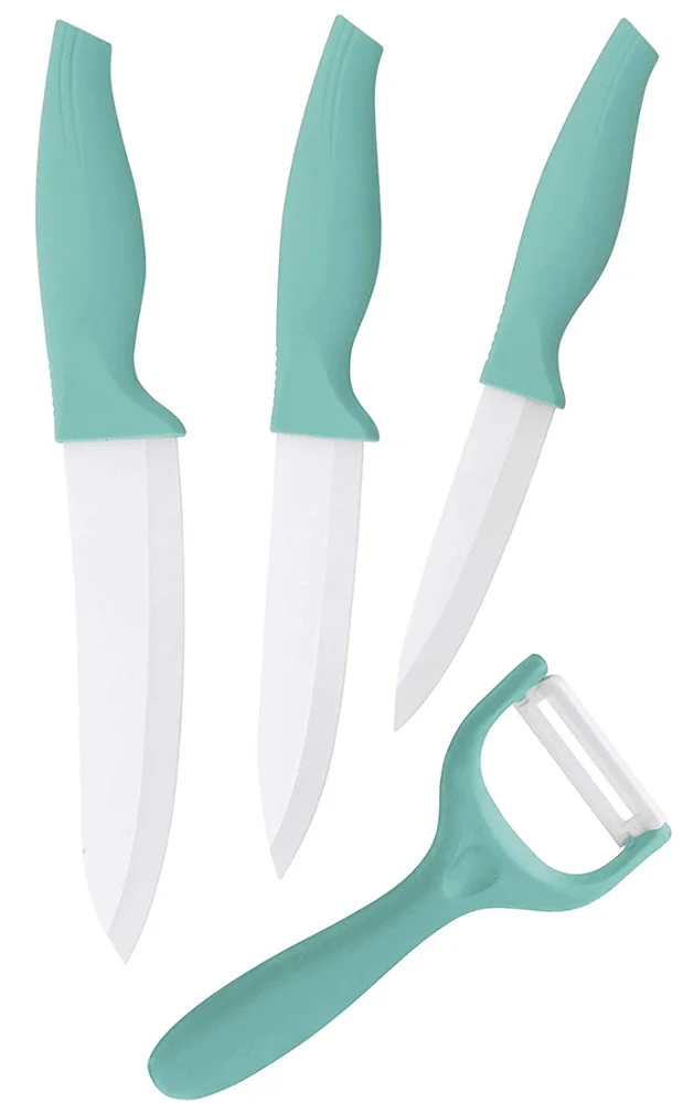 
Wamery RedCeramicRep RED Ceramic Set Professional knifes and peeler kitchen 