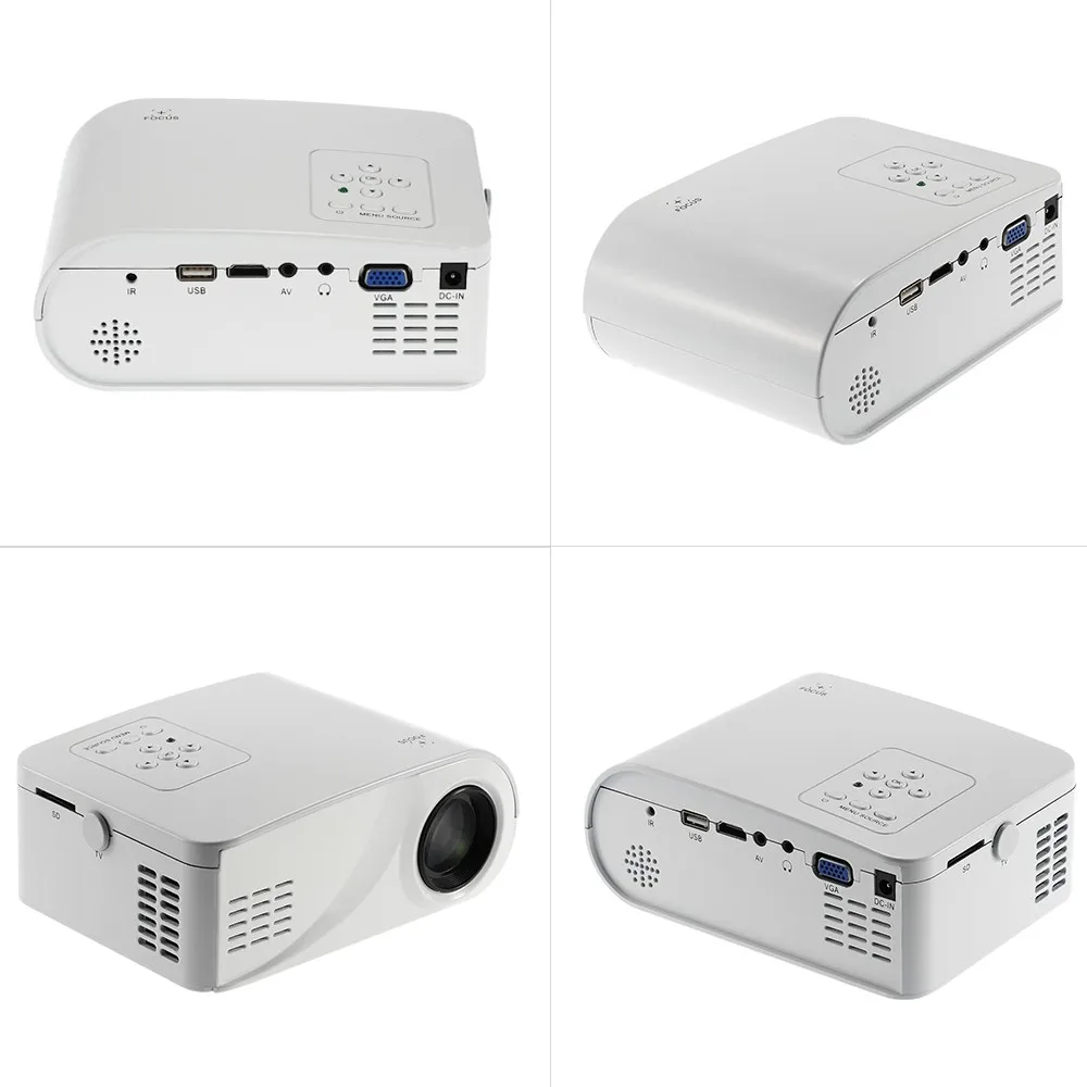 X6 1080 P Руководство объектива и фокус объектива мульти аудио-эффект 100 люмен проекторы