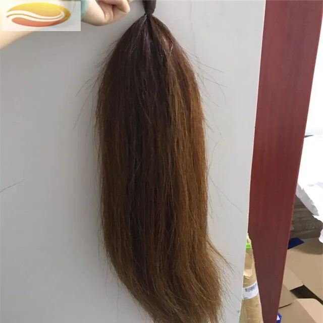 
Hot Selling 75cm Double Thickness Chestnut False Horse Tails 