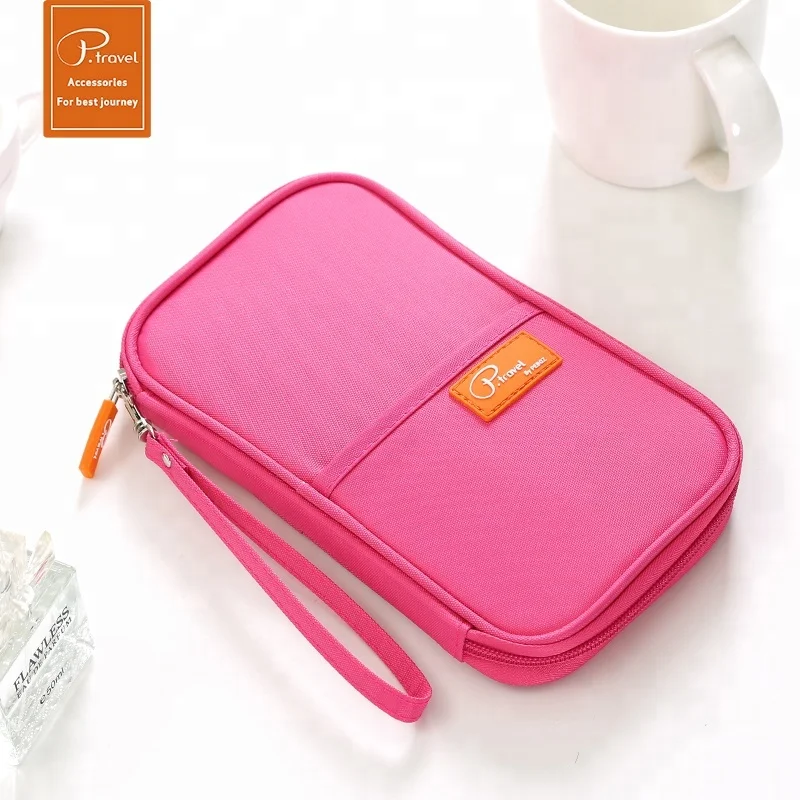 дешевые фантазии пустой Путешествия Прочный нейлон Id Card Обложка для паспорта с защитой от сканирования RFID кошелек