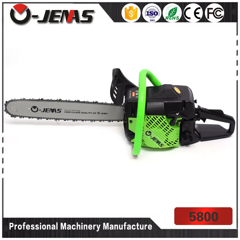 high quality Guangzhou OJENAS excellent quality hot sale 5800 gas chainsaw
