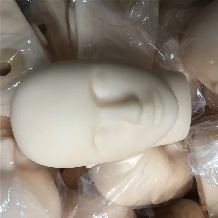 Eastmermaid Flat for Eyelash Extension Professional Practice Grafting Eyelashes Silicone Mannequin Head Model