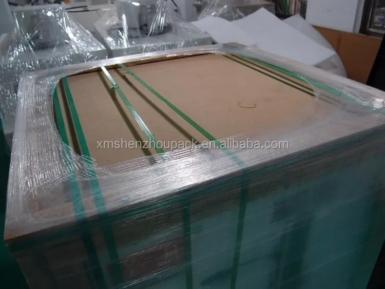 Automatic Pre-stretch Pallet Stretch Wrapping Machine With M Type Forklift Access