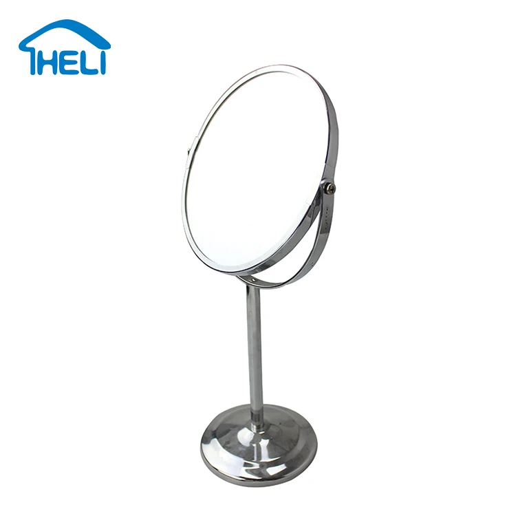 
jiangmen hardware 7 inch Fancy Double Sides hairdressing mirror Hotel Mirror 