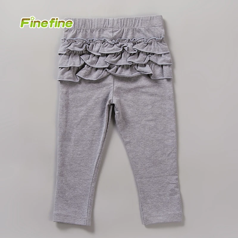 
Custom Cotton Plain Knitted Girls Baby Legging 