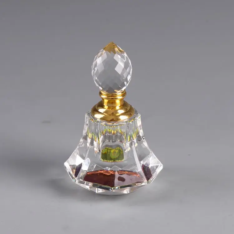 
Wholesale luxury egyptian design crystal oil perfume bottle 