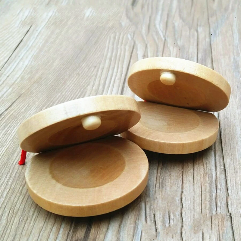 
High quality wooden castanets musical enlightenment instrument toys  (62107071074)