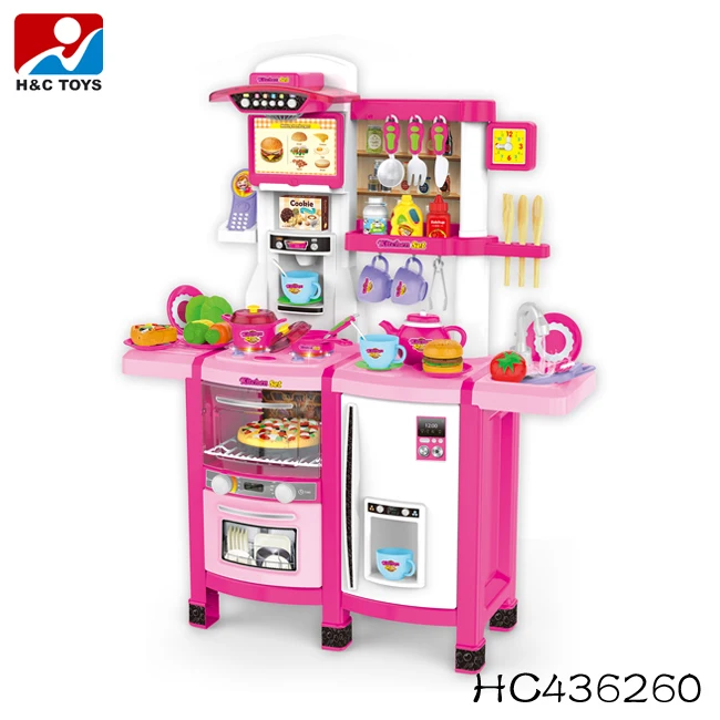 
Parent-child interaction cooking table game big kitchen set toy for kids HC436275 