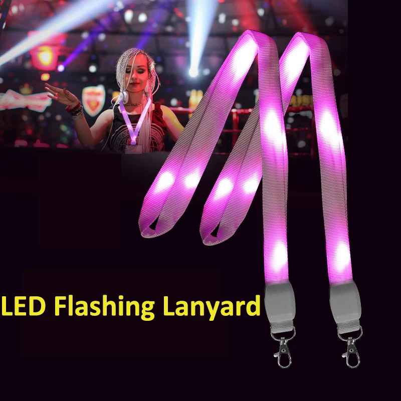 Изготовленные на заказ с дистанционным управлением Led печать нейлон мигающие шнурки с логотипом для K-pop концерт вентилятора встречи веселить светодиодный шнурков для светодиодной осветительной
