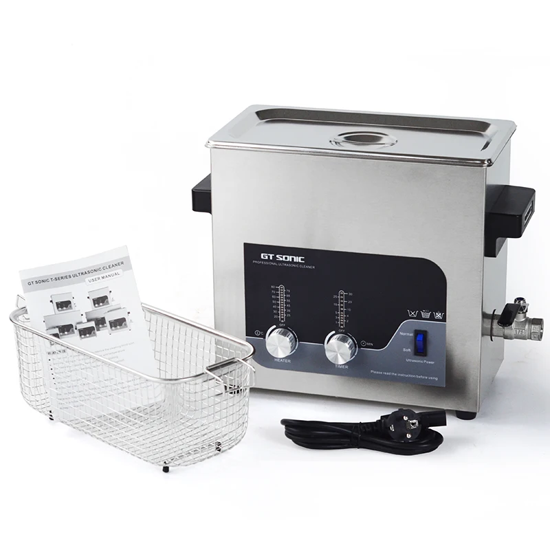 6L Double Power Vinyl Records Ultrasonic Cleaning Machine with 40khz soft cleaning records