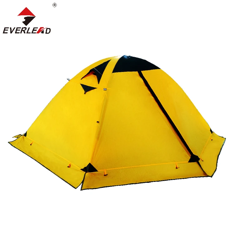 Inflatable Sunproof Fiberglass Pole Portable Yellow Easy Folding Tourist Travel Lightweight Camping Tent