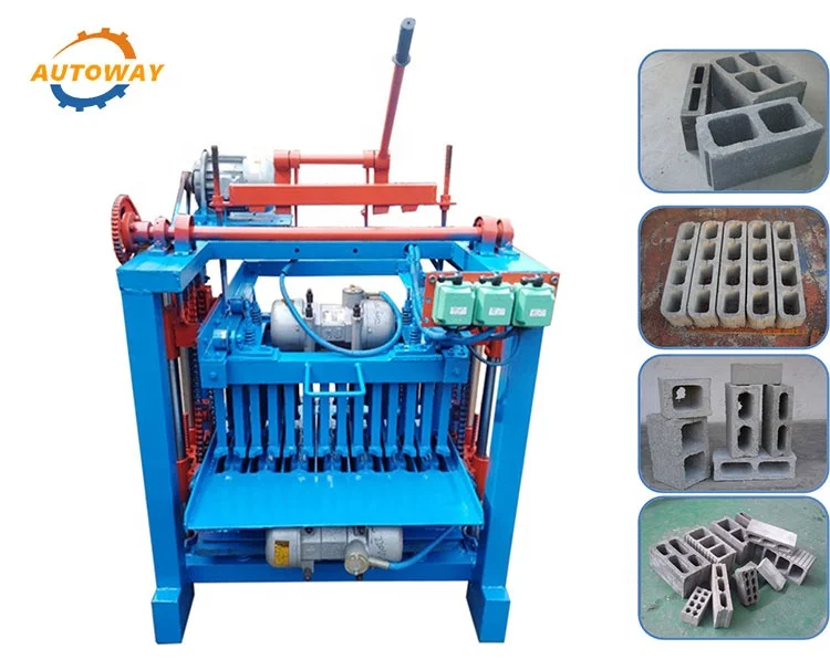 
High Quality and High Output Manual Interlock and Block Making Machine 
