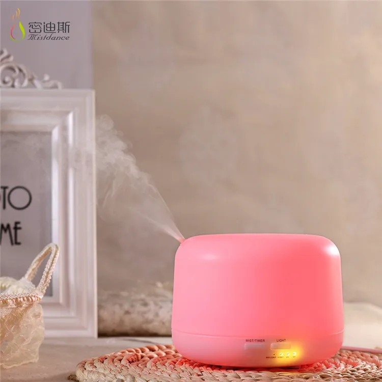 Portable electric ultrasonic mini air cooler humidifier led light essential oil diffuser 300 ml