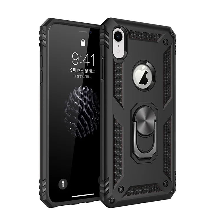 Soft TPU Magnetic Ring Rugged Case Manufacturers Customized Cages Case for iPhone xr 5 6 7 8 Plus Cases Back Cover