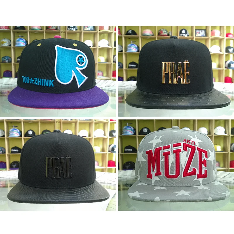 Hat Factory Custom Embroidered 5 Panel Camo Rope Bill Camouflage Running Snapback Caps