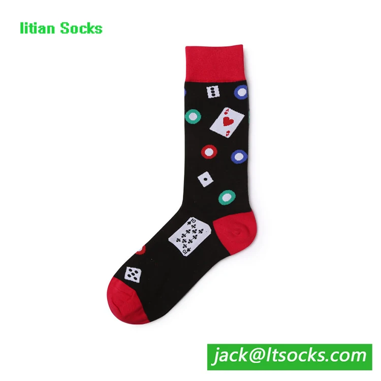 Экологичные Носки с рисунком человека, хлопковые мужские носки, зимние мужские носки