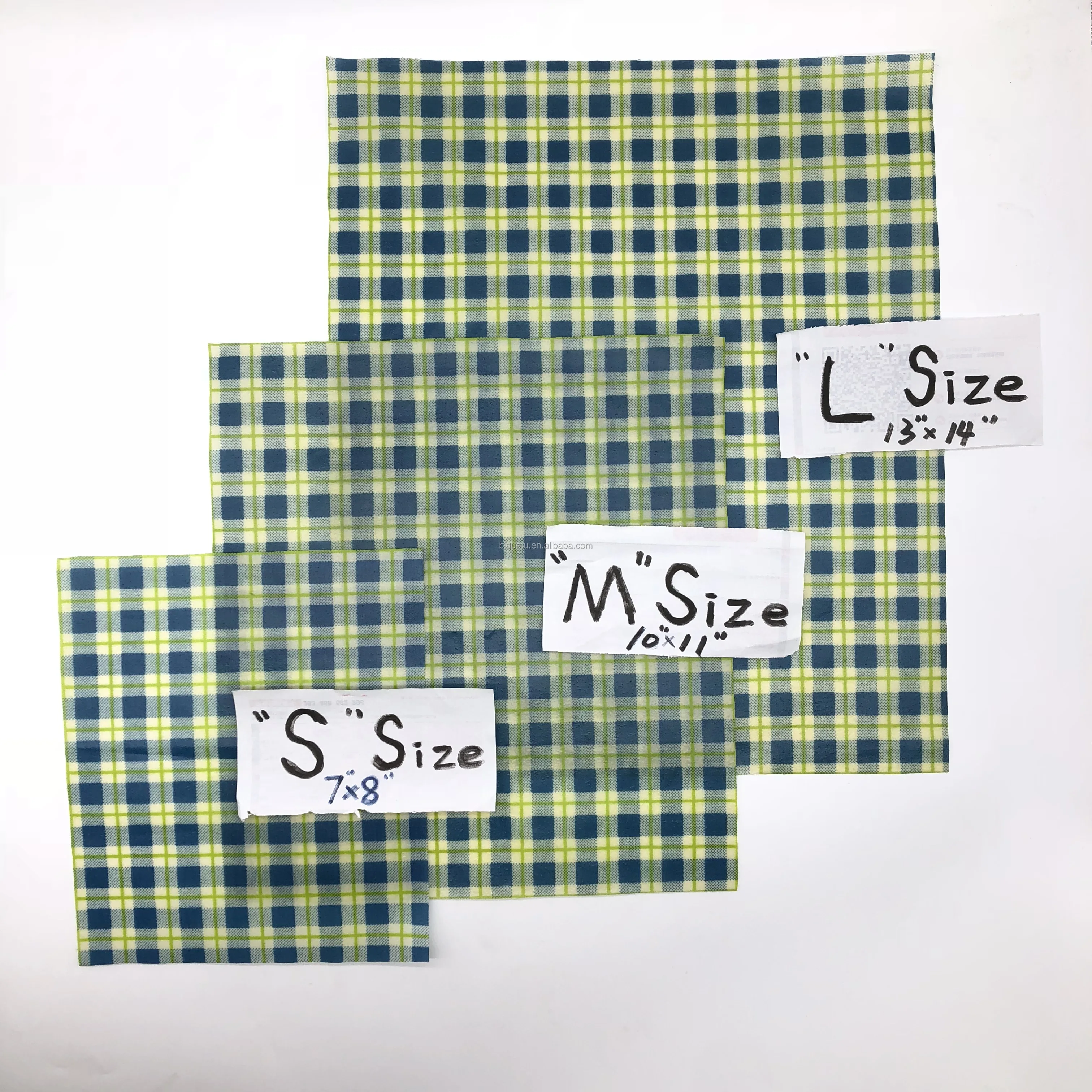 
100% Sticky Cotton Eco Friendly Bumble Bees Beeswax Food Storage Wrap 