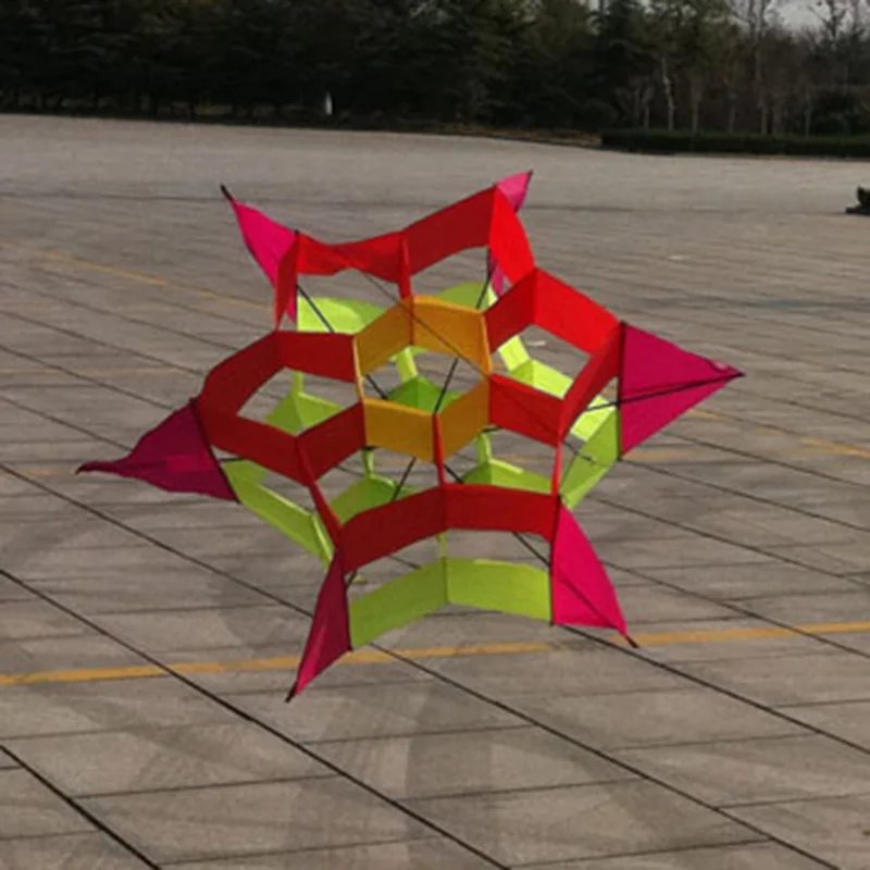 Горячая продажа 3D цветок лотоса кайт для детей