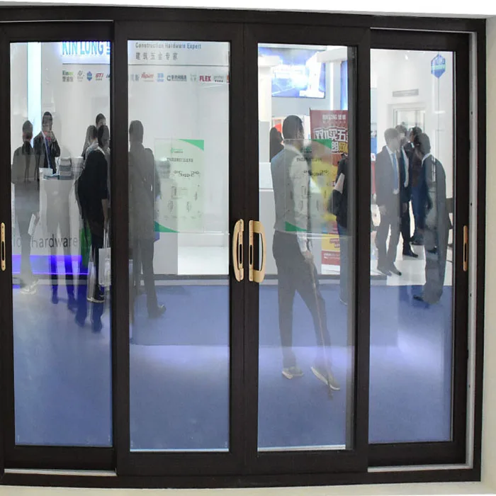 Soundproof современный алюминиевый сплав раздвижные двери балкон с двойным остеклением стекло косметическая пудра покрытием Таиланд