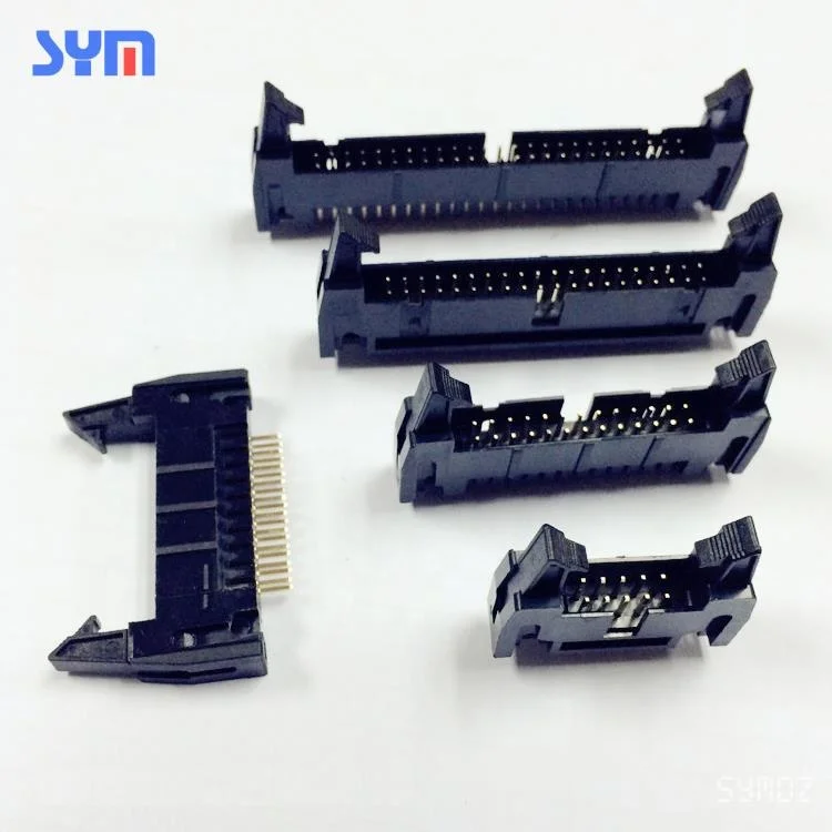6 8 10 12 14 16 18 20 22 24 26 28 30 pin IDC connector DIP box header Ejector header PCB connector