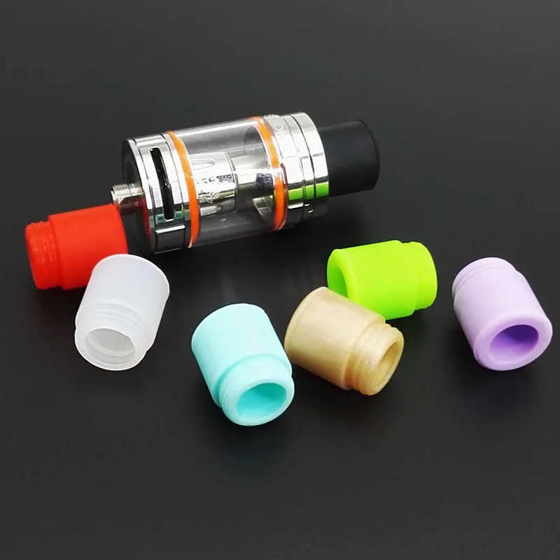 
lovekeke-S002 Silicone Mouthpiece Cover Drip Tip 810 test tip Colorful Silicon testing cap rubber short Tester 810 