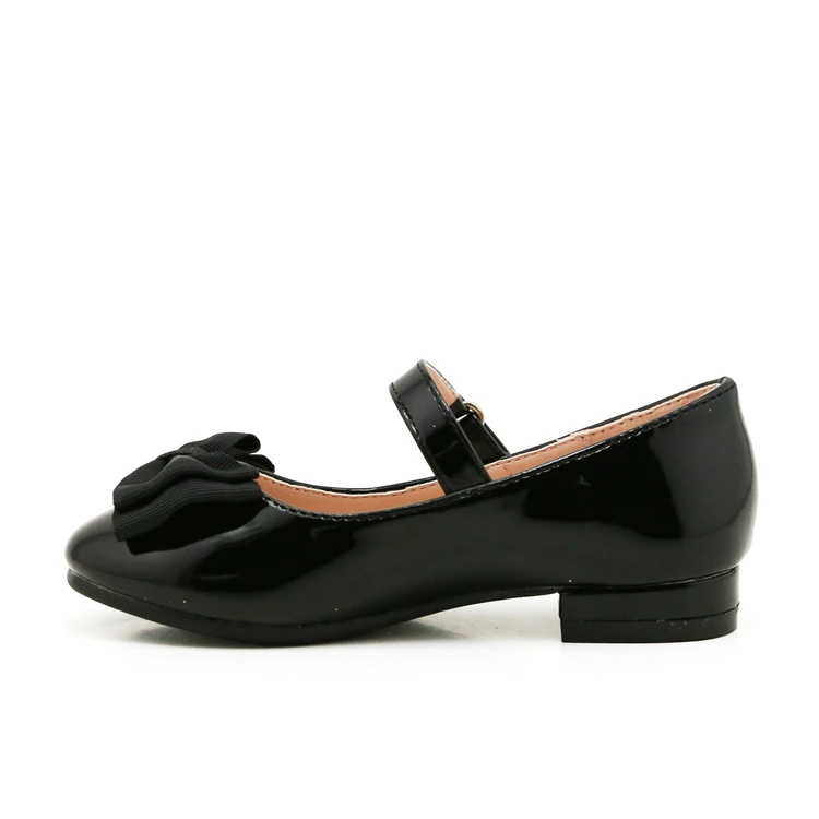 Chickita Wholesale Custom Children White AND  Black Girls Party Shoes Cute Girls Elegant Shoes