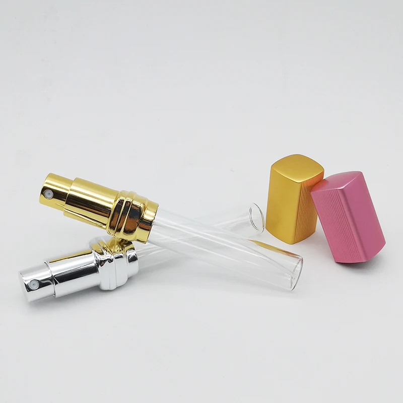 Оптовая продажа пустый дизайн ваш собственный многоразовый Алюминиевый распылитель 12 мл квадратный флакон для духов