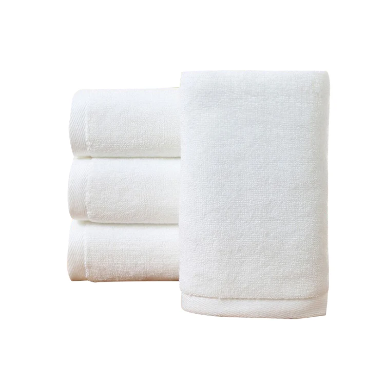 Wholesale Guangzhou 100% cotton white beach bath towel set hotel