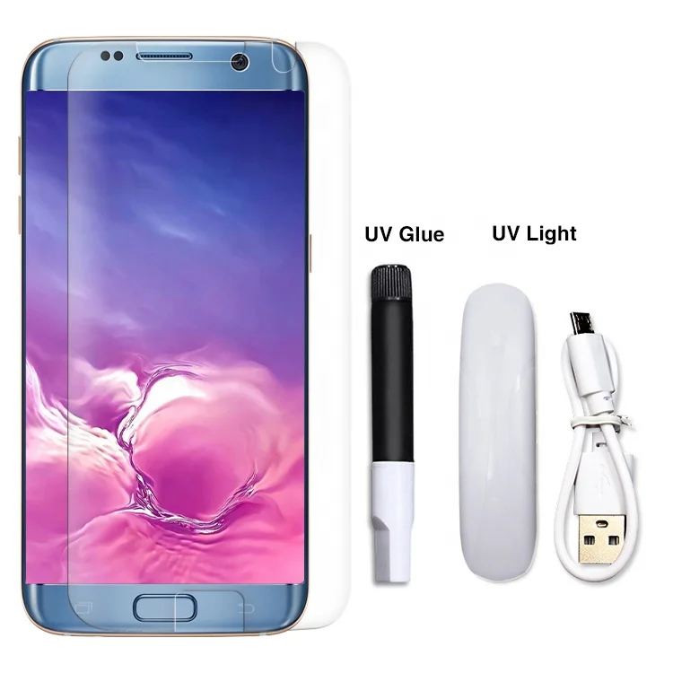 Ломкий экран гвардии УФ Glass Screen Protector для Samsung Galaxy S7 edge