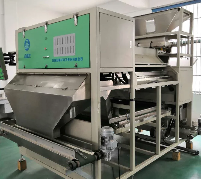 China CCD nuts color sorting machine / CCD Pistachio color sorter / CCD macadamia nut color sorter