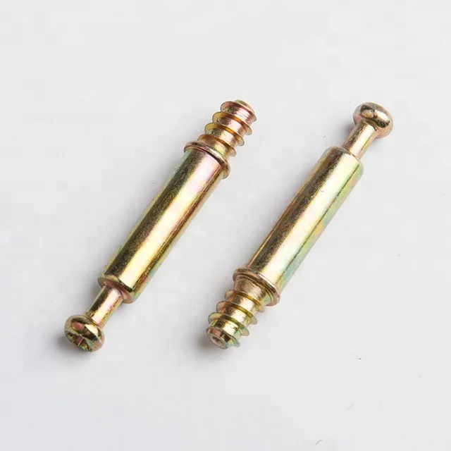 Furniture Assembling Fittings 2 In 1 Cabinet Connector - Screw
