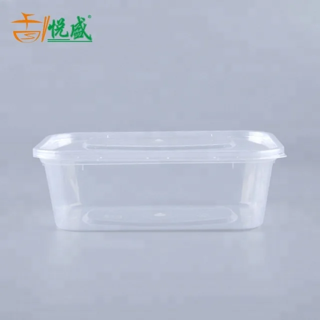 750 мл товары пищевая упаковка Отнять Пластиковые одноразовый Ланчбокс