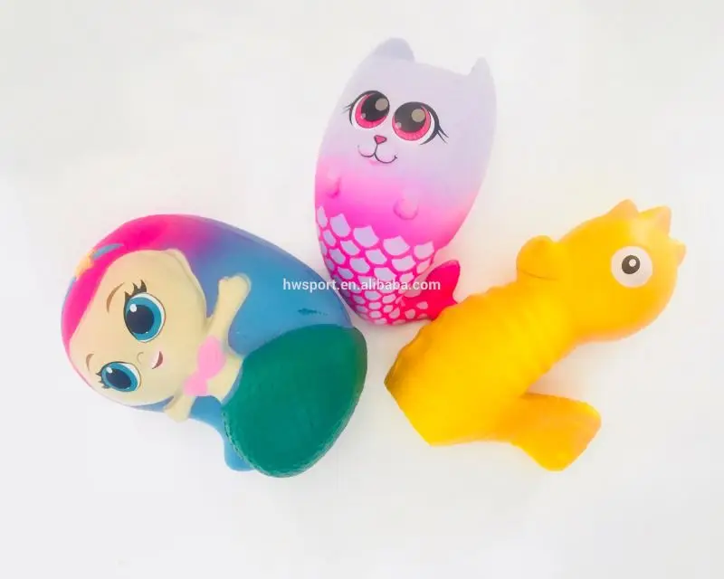 Cheap decompress food toys funny bread shaped stress relief toy soft pu foam squishy bread high quality slow rising food toys