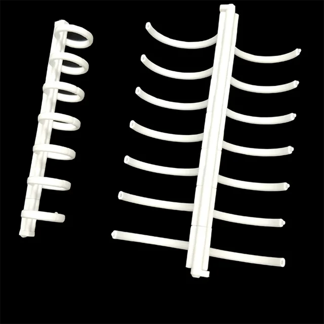 11.8 inches plastic ring binder clip, 20/26/30 hole ring plastic binder mechanism