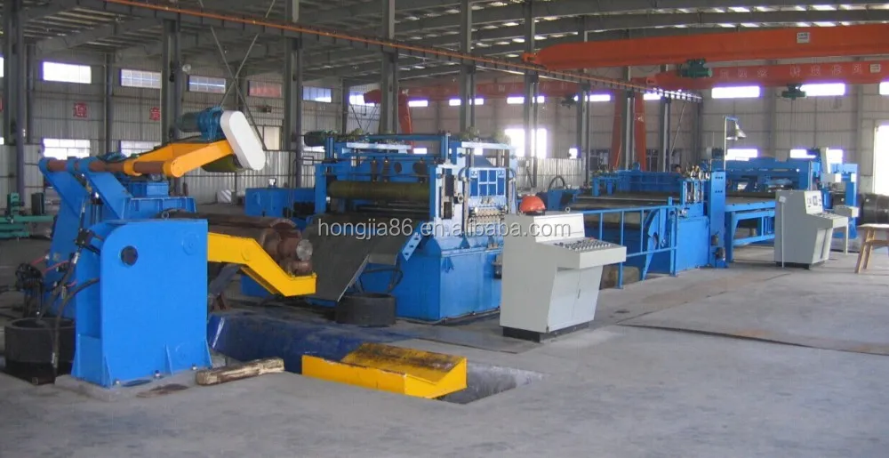 Вырезать по длине линии для резки металла стали листы и плиты в рулонах